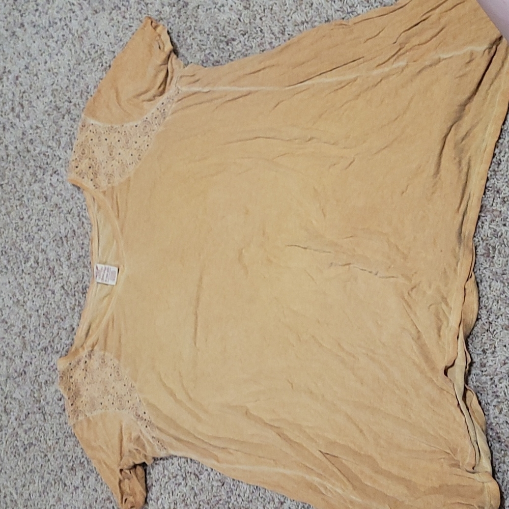 Faded glory orange/yellow blouse size 2x